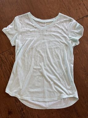 tek gear Mint V-Neck Short Sleeve Tee